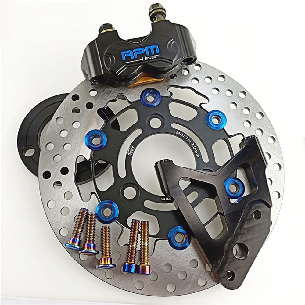 220mm 오토바이 RPM 전륜/후륜 디스크 브레이크  - Front Rear Brake Caliper Bracket Kit 리뷰 및 가격