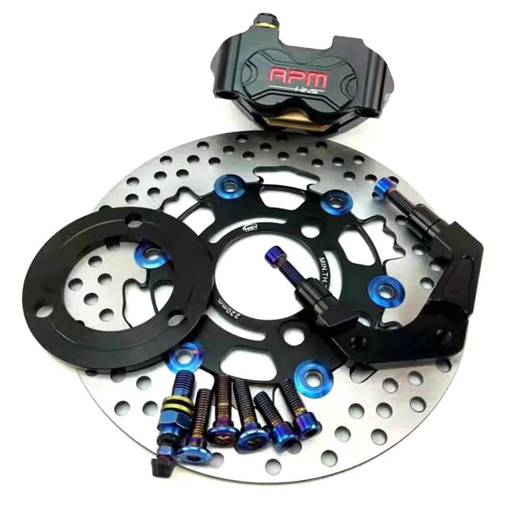 220mm 오토바이 RPM 전륜/후륜 디스크 브레이크  - Front Rear Brake Caliper Bracket Kit 리뷰 및 가격
